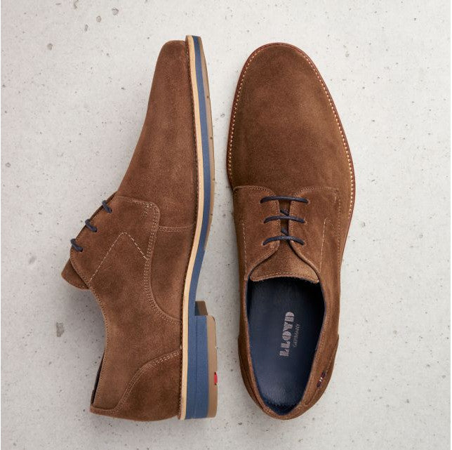 Chaussures à lacets Langston en cuir brun de Lloyd