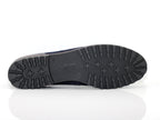 Ballerines Gabor en cuir et velours bleu nuit