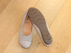 Ballerines ajourées Gabor en cuir beige lin
