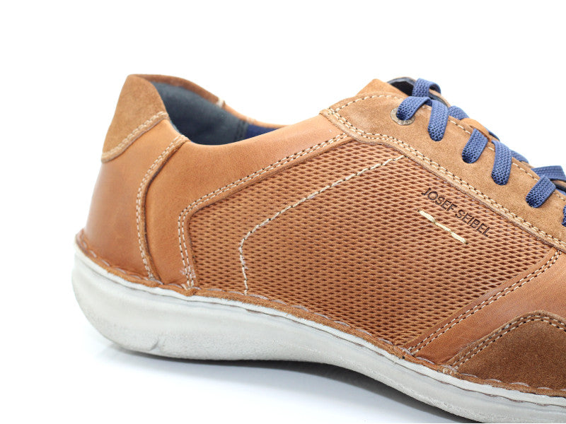 Chaussures basses en cuir marron Anvers