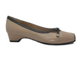 Escarpins cuir beige et noir So Chic