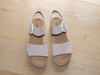 Sandales plateforme Gabor en cuir rose Nude