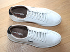 Baskets basses en cuir blanc Pegada