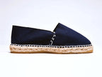 Espadrilles en coton bleu marine