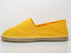 Espadrilles en toile de coton jaune