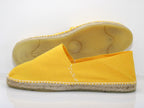 Espadrilles en toile de coton jaune