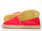 Espadrilles en coton rouge
