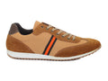 Baskets en toile et cuir marron camel Polo