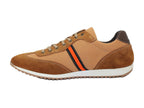 Baskets en toile et cuir marron camel Polo