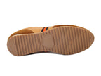 Baskets en toile et cuir marron camel Polo