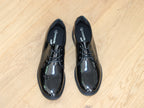 Derby chic Remonte en cuir noir vernis