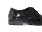Derby chic Remonte en cuir noir vernis