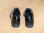 Derby chic Remonte en cuir noir vernis