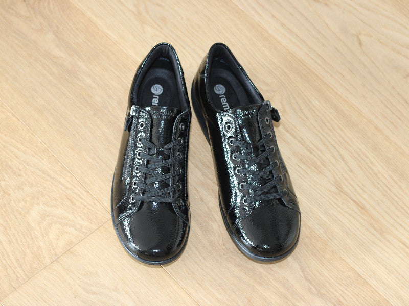 Sneakers vernis noir Remonte