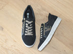 Tennis combi noir Remonte avec double jeu de lacets Swing