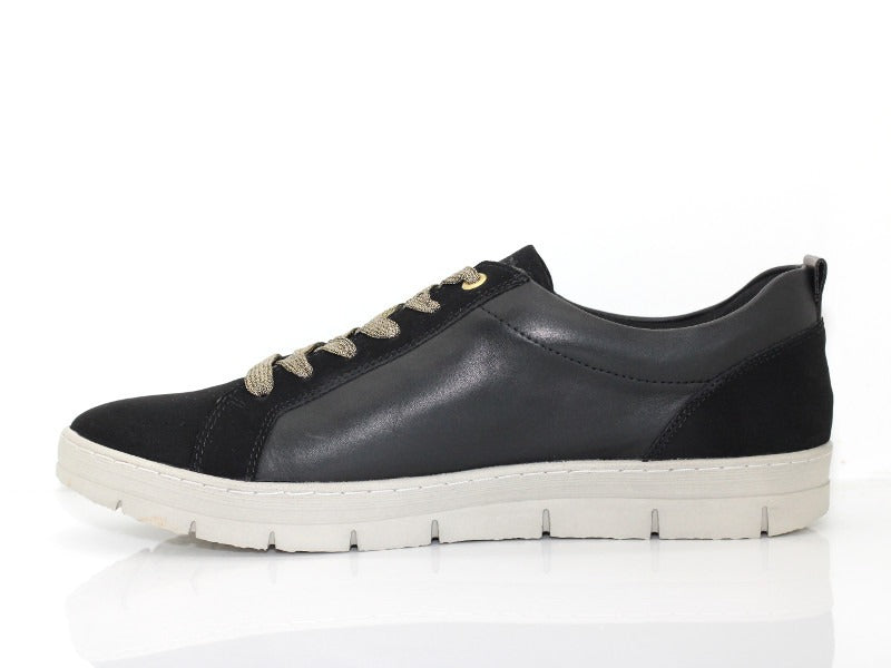 Tennis combi noir Remonte avec double jeu de lacets Swing