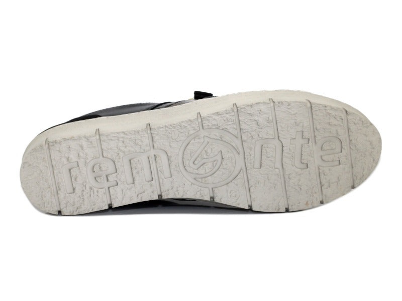 Tennis combi noir Remonte avec double jeu de lacets Swing
