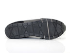Baskets Gabor en cuir noir et or Ziggy