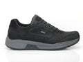 Chaussures de marche en cuir noir Mitchell