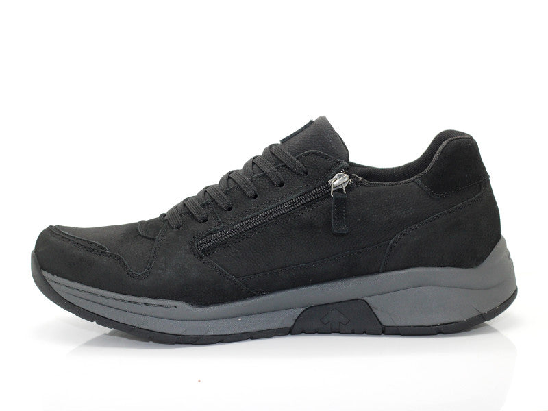 Chaussures de marche en cuir noir Mitchell