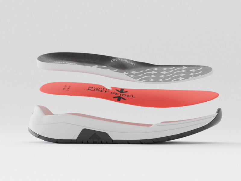 Chaussures de marche en cuir noir Mitchell
