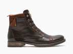 Boots Redskins en cuir marron foncé Yani