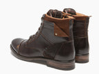 Boots Redskins en cuir marron foncé Yani