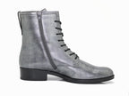 Bottines hautes à lacet Gabor en cuir gris Cosmo