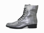 Bottines hautes à lacet Gabor en cuir gris Cosmo