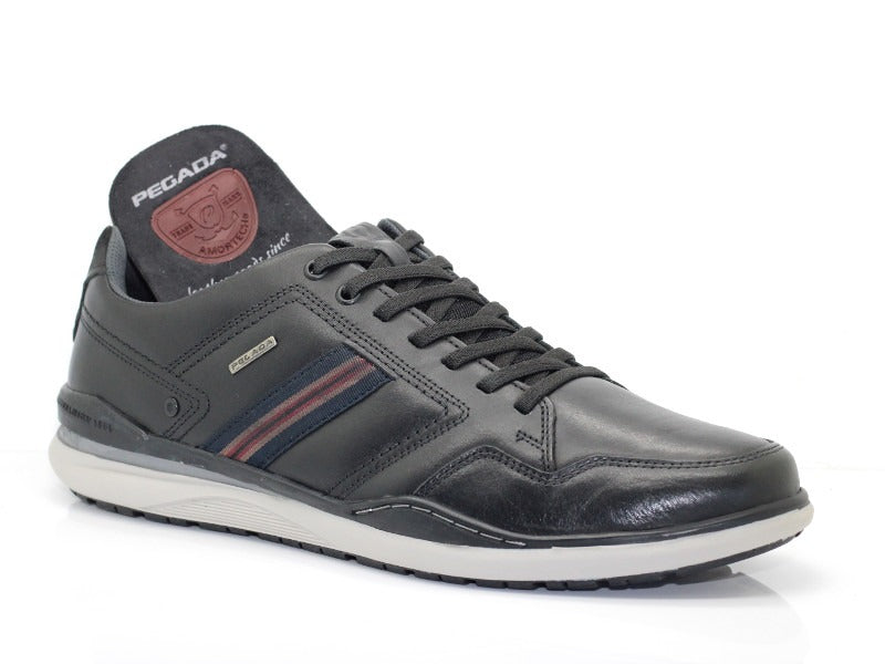 Sneakers Pegada en cuir noir