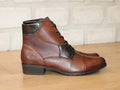 Bottines à lacet Remonte en cuir brun