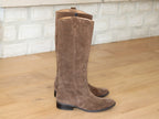 Bottes Gabor en cuir velours marron Western