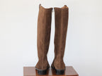 Bottes Gabor en cuir velours marron Western