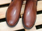 Boots style chelsea en cuir marron Elster