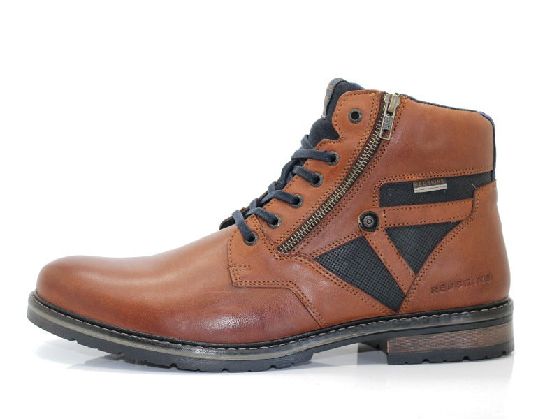 Boots confort en cuir marron modèle Eternel