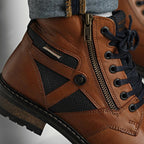 Boots confort en cuir marron modèle Eternel