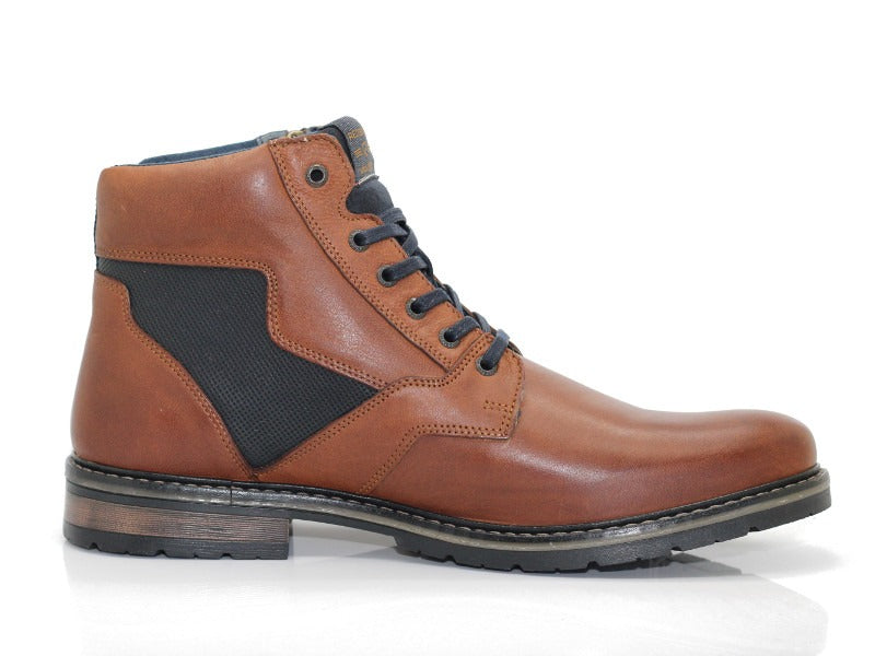 Boots confort en cuir marron modèle Eternel