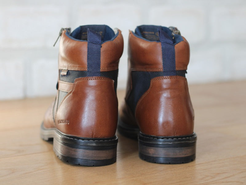 Boots confort en cuir marron modèle Eternel