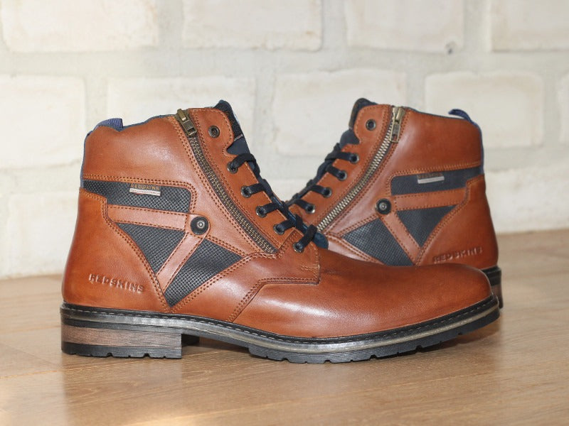Boots confort en cuir marron modèle Eternel