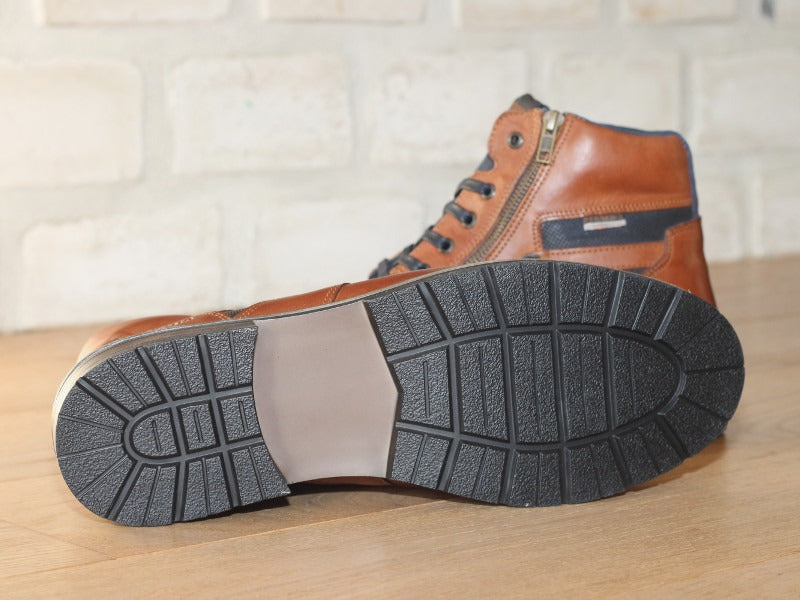 Boots confort en cuir marron modèle Eternel