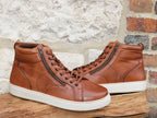 Baskets montantes Redskins en cuir marron Bille