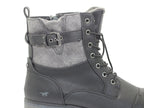 Bottines noires Mustang avec petit talon
