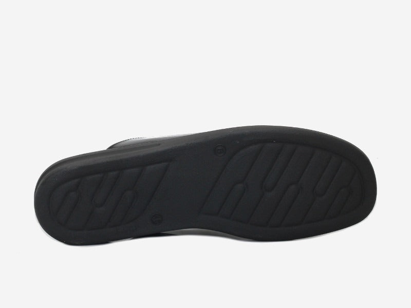 Mules en cuir noir Belfort