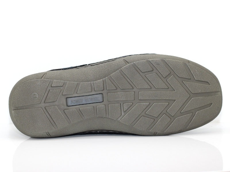 Chaussures sneakers en cuir combi marine Anvers
