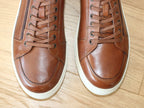 Baskets ville Redskins en cuir cognac Decent