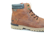 Boots chaudes Mustang aspect cuir cognac