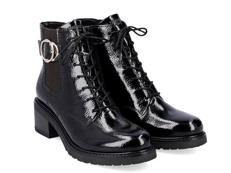 Bottines vernies noires Onyx