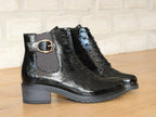 Bottines vernies noires Onyx