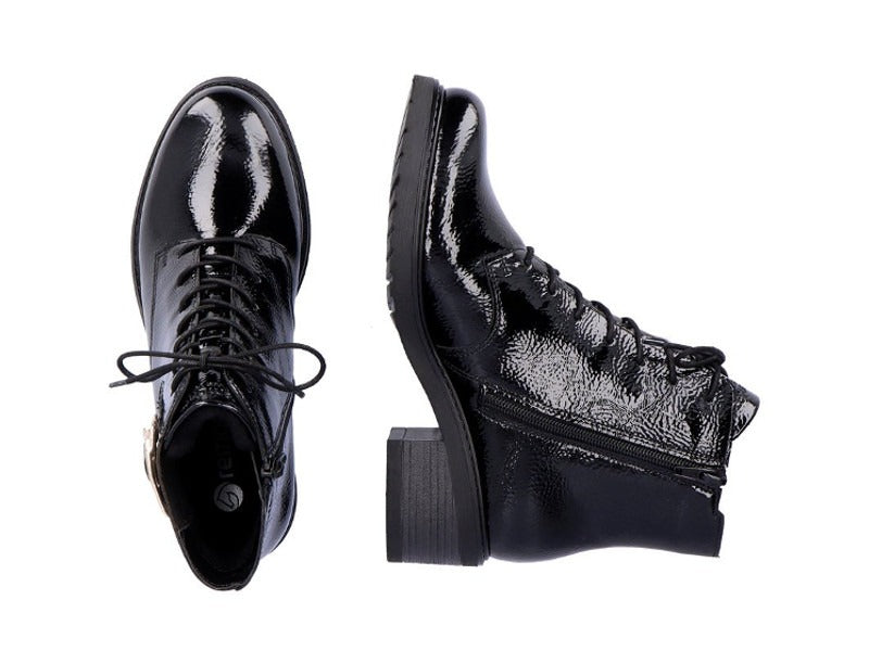 Bottines vernies noires Onyx