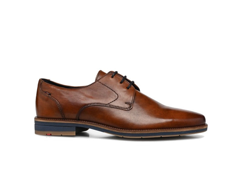 Chaussures derby Langston en cuir marron 